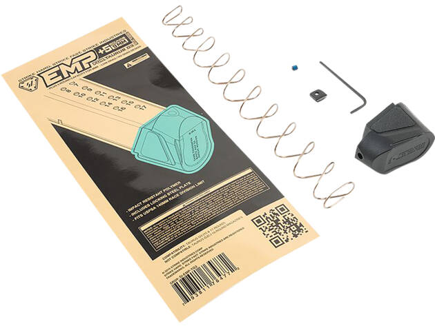 Strike Industries EMPTG3 Enhanced Magazine Plate  Extended +5rd 9mm Luger Black Polymer for Taurus G3