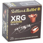 Sellier & Bellot SB45XA XRG Defense 45ACP 165gr Solid Copper Hollow Point 25 Per Box/40 Case