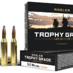 Nosler 60002 Trophy Grade 243Win 85gr Nosler Spitzer Partition 20 Per Box/10 Case