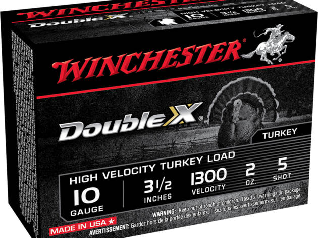 Winchester Ammo STH105 Double X High Velocity Turkey 10Gauge 3.50" 2oz 5Shot 10 Per Box/10 Case