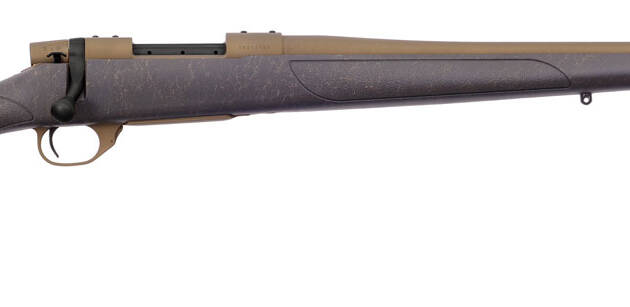 Weatherby VWB256RR4T Vanguard Weatherguard Bronze 25-06 Rem 5+1 24" Barrel/Rec. w/Burnt Bronze Cerakote Finish, Bronze Webbed Black Fixed Monte Carlo Synthetic Stock