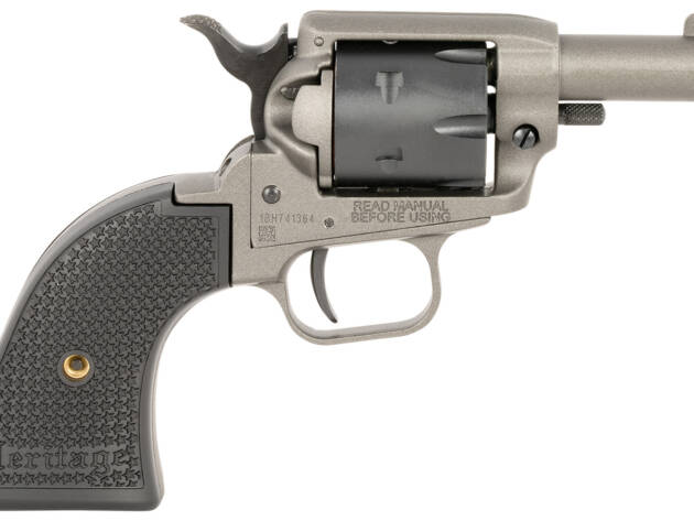 Heritage Mfg BK22C2 Barkeep  22 LR 6 Shot 2.68" Tungsten Gray Cerakote Barrel, Tungsten Gray Cerakote w/Black Accents Frame, Black Cerakote Cylinder, Black Star Polymer Grips