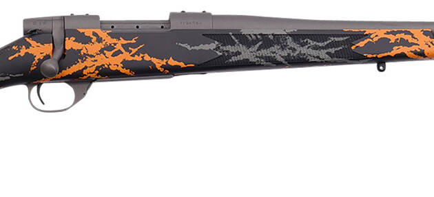 Weatherby VYH65CMR2B Vanguard Compact Hunter 6.5 Creedmoor 4+1 20", Tungsten Gray Barrel/Rec, Black w/Gray & Orange Sponge Accents Monte Carlo Stock, Accubrake Muzzle Brake