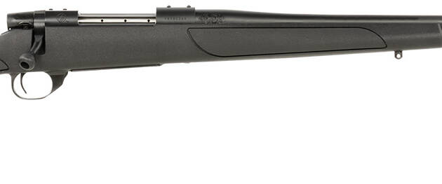 Weatherby VTX300WR4T Vanguard Obsidian Full Size 300 Wthby Mag 3+1 24" Blued #2 Contour Threaded Barrel, Blued Drilled & Tapped Steel Receiver, Black Monte Carlo Synthetic Stock