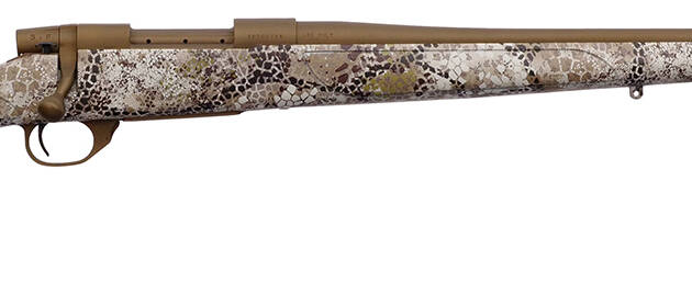 Weatherby VAP300NR4T Vanguard Badlands 300 Win 3+1 24"  Burnt Bronze Cerakote #2 Threaded Barrel, Drilled & Tapped Steel Receiver, Badlands Approach Camo Monte Carlo w/Raised Comb Synthetic Stock