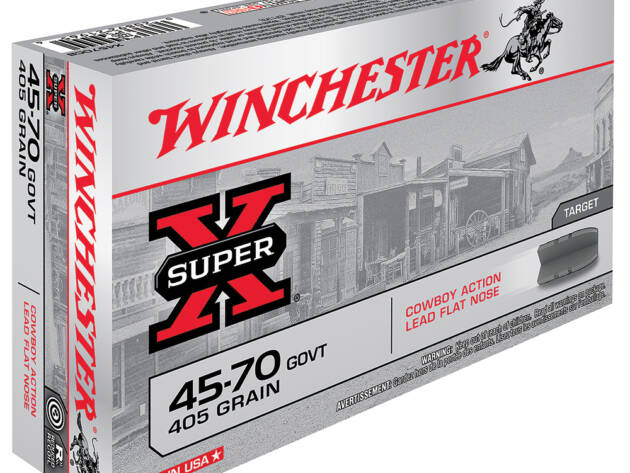Winchester Ammo X4570CB Super X Cowboy Action 45-70Gov 405gr Lead Flat Nose 20 Per Box/10 Case