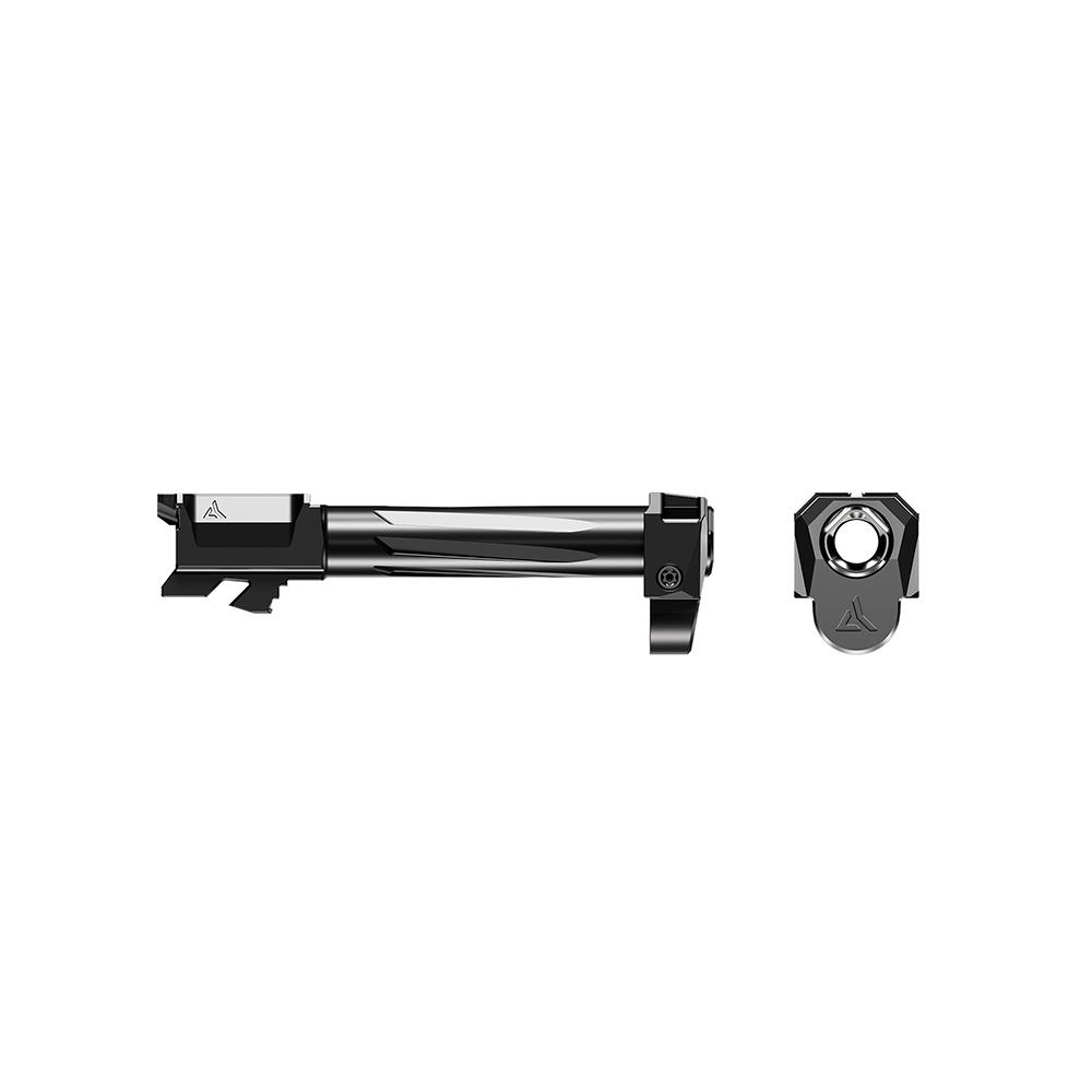 Radian Weapons Afterburner Compensator and Ramjet Barrel Combo for Glock 19 Gen 4 Black