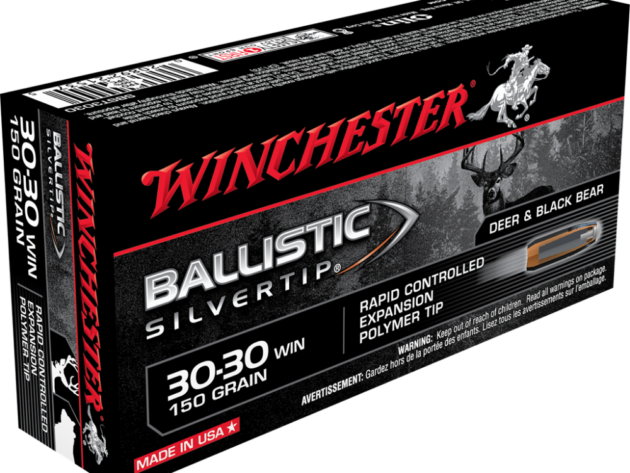 Winchester Ballistic Silvertip Rifle Ammunition .30-30 Win 150 gr. PT 2390 fps 20/ct