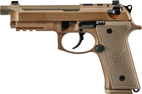 BERETTA M9A4 G CENTURION 9MM - 4.8" 15RND THRD BBL TAN US OR