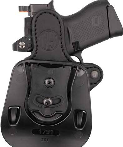 1791 PDHC PADDLE HOLSTER MULT- - FIT OR RH SIG P365/SIM BLACK