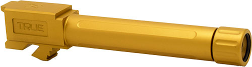 TRUE PRECISION THREADED BARREL - GOLD TIN FOR GLOCK 19
