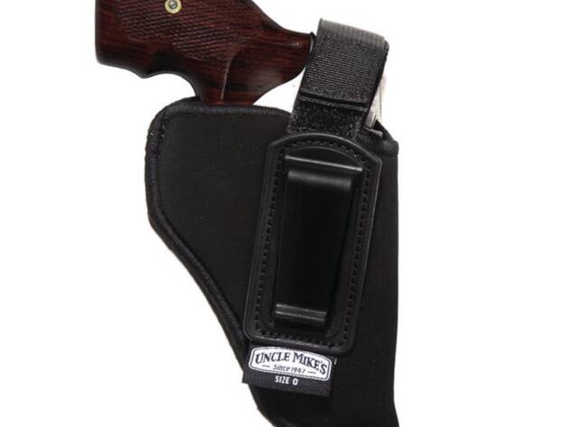 Uncle Mike's Sidekick Inside-The-Pant Holsters with Retention Strap Fits 2-3" Sm./Med. DA Revolvers (not 2" 5-shot) - Right Hand