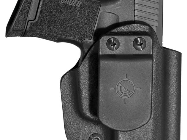 Mission First Tactical HSIG365AIWBABL Appendix Holster IWB/OWB Black Polymer Belt Clip Fits Sig P365 Ambidextrous