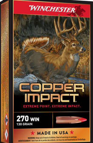 WINCHESTER COPPER IMPACT 270 - WSM 130GR XP 20RD 10BX/CS