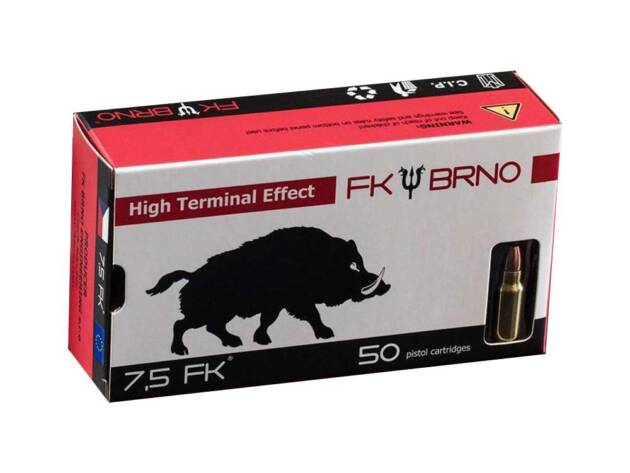 F9 Ammunition 7.5 FK (50/BOX) 101 Grain Solid Copper Monolithic W Flat Nose