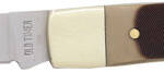 OLD TIMER KNIFE BEAR HEAD - 1-BLADE LOCKBACK 2.2" S/S DEL