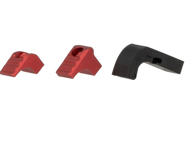 Strike Industries G4MAGRELEASERED Modular Magazine Release SI-G4 Compatible w/Most Glock Gen4-5, Red Aluminum