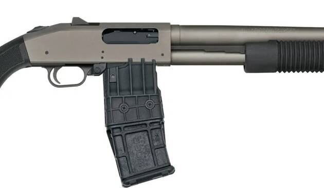 590M MAG-FED 12Ga 18.5" Blk/Gry 10-rd