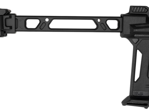 Strike Industries FSADUALSTAB FSA Dual Folder Stabilizer Black Aluminum/Steel 9.44" OAL Picatinny Rail Mount