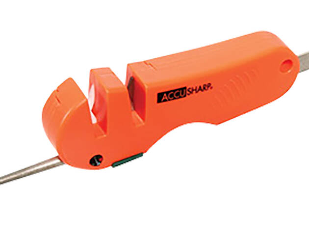 AccuSharp 028C 4-in-1 Sharpener Hand Held Coarse Tungsten Sharpener Orange