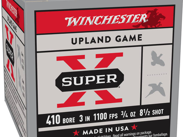 Winchester Ammo X413H85 Super X Heavy Game Load High Brass 410Gauge 3" 3/4oz 8.5Shot 25 Per Box/10 Case