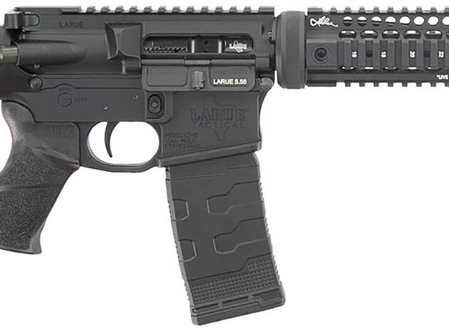 Larue Tactical LT1555612QUAD LT15  Quad Rail 5.56 30+1 12" Stealth Barrel Black Right Hand