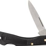 CASE KNIVES LIGHTWEIGHT BLACK - SYNTHETIC SMOOTH MINI BLK HORN
