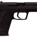 HK 81000326 USP V7 LEM 45 ACP Caliber with 4.41" Barrel, 12+1 Capacity, Overall Black Finish, Serrated Trigger Guard Frame, Serrated Steel Slide & Polymer Grip Includes 2 Mags