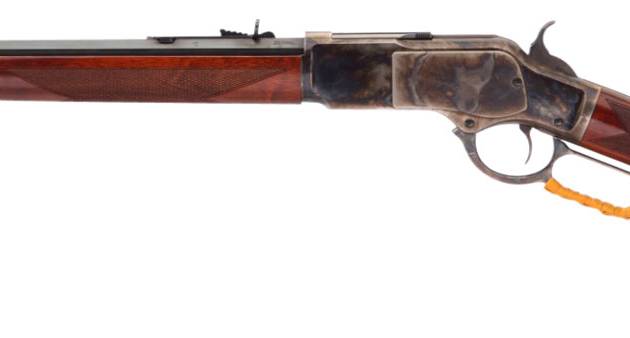 Taylors & Company 550240COM 1873 Comanchero 45 Colt (LC) Caliber with 10+1 Capacity, 18" Blued Barrel, Color Case Hardened Metal Finish & Walnut Straight Stock Right Hand (Full Size)