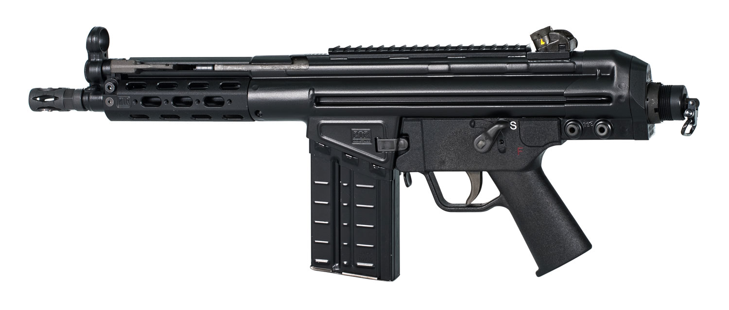 PTR 105 PDWR 7.62x51mm NATO 20+1 8.50" Black M-LOK Handguard, Black Aluminum Picatinny Rail Receiver, Black Polymer Grip