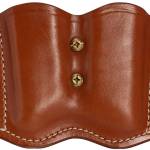 1791 Gunleather MAG21CBRA MAG2.1 Double Mag Holster Classic Brown Leather Belt Slide Belts 1.50" Wide Compatible w/ Single Stack Ambidextrous