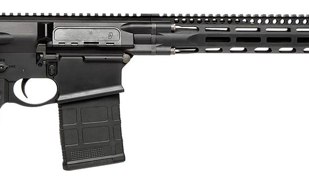 Daniel Defense 0215813210055 DD5 V4 *CA Compliant 7.62x51mm NATO 18" 10+1 Black Hard Coat Anodized Black Phosphate 6 Position w/SoftTouch Overmolding Stock Black Polymer Grip