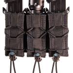 High Speed Gear 13PT13BK TACO Mag Pouch Triple Black Nylon Belt Compatible w/ Pistol
