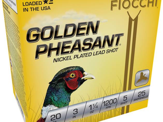 Fiocchi 203GP5 Golden Pheasant Extrema 20Gauge 3" 1 1/4oz 5Shot 25 Per Box/10 Case