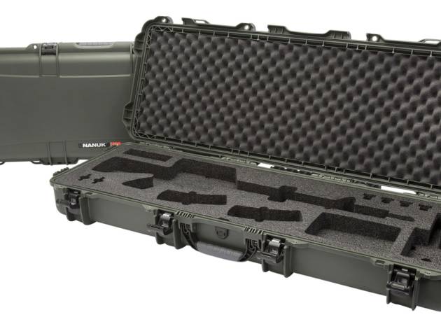 Nanuk 990AR06 990 AR15 Case Waterproof Olive Resin w/ Foam Padding for AR-Platform