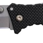 Cold Steel CS27DT Recon 1 Micro 2" Folding Tanto Plain Stonewashed 4034 SS Blade/ Black Griv-Ex Handle Includes Pocket Clip