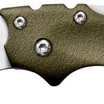 Cold Steel CS20MTGD Tuff Lite Mini 2" Folding Sheepsfoot Plain 4034 Stainless Steel Blade/OD Green Griv-Ex Handle Includes Pocket Clip
