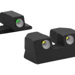 Meprolight USA 101103201 Tru-Dot Green Tritium White Outline Front Sight-Yellow Tritium White Outline Rear Sight Sig Sauer P-Series P226/P320