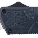 CobraTec Knives NYCTLWTNS Lightweight 3.25" OTF Tanto Plain D2 Steel Blade/NYPD Blue Aluminum Handle Includes Pocket Clip