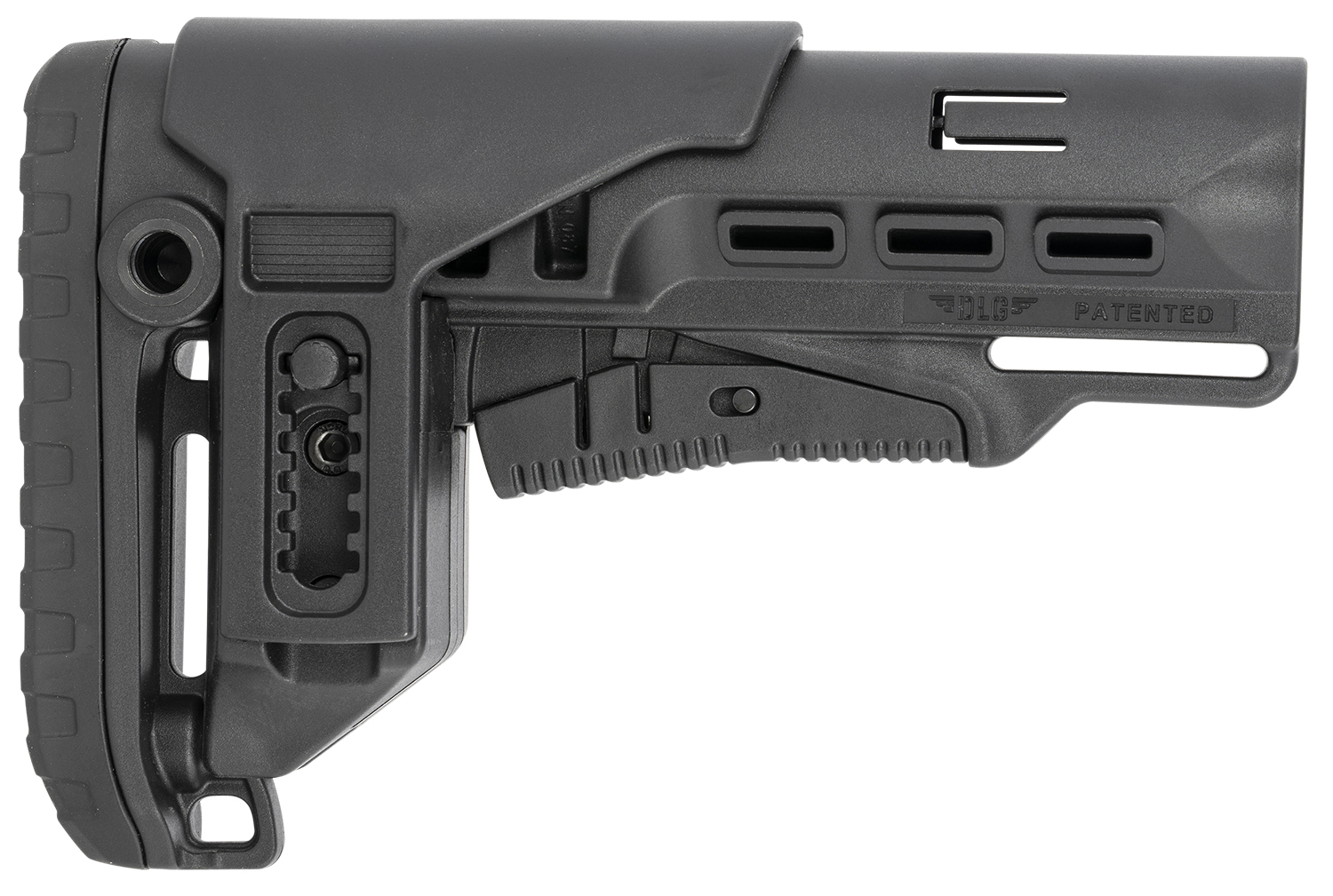 NcStar VG087042 Tactical PCP42 Mil-Spec Stock Black Synthetic Collapsible w/Adj Cheekpiece
