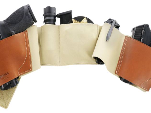 Galco UWKHXL2 UnderWraps 2.0 Khaki XL Leather/Nylon Handgun