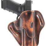 1791 Gunleather ORBH24SVTGR BH2.4S Optic Ready Size 2.4S Vintage Leather Belt Slide Fits H&K VP9SK/FN 509 Right Hand