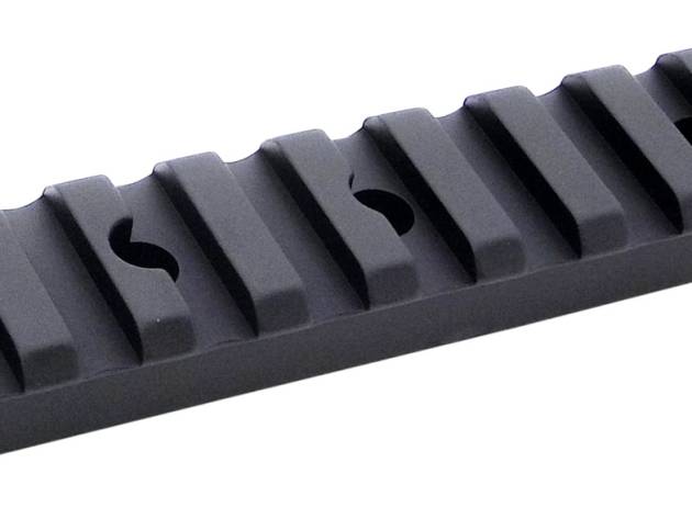 Talley P00252751 Picatinny Rail  Black Anodized Aluminum Traditions Break Action Muzzleloaders/Traditions NitroFire Break Action