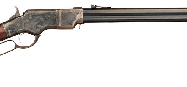Cimarron CA236 1860 Henry Steel Framed 45 Colt (Long Colt) 12+1 24" Blued Octagon Barrel, Color Case Hardened Stainless Steel Receiver, Walnut Fixed Stock, Right Hand