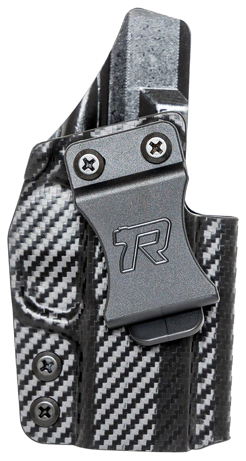 Rounded Gear SSRP365XMACROCFRHVAR Kydex IWB Black Kydex Fits Sig P365 X Macro Belt Clip Right Hand