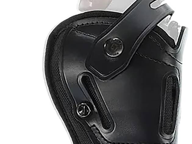 Galco SA845RB Switchback Strongside Crossdraw Belt Black Hybrid Leather-Synthetic Fits Arex Delta L Ambidextrous
