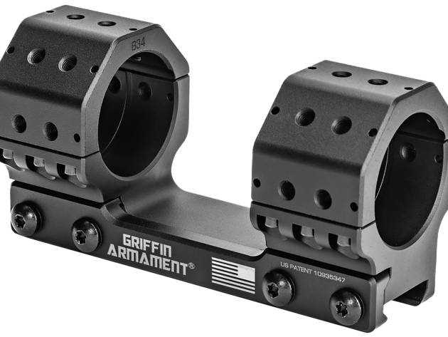 Griffin Armament GSM135H34MM GPM Scope Mount/Ring Combo Black 34mm Tube