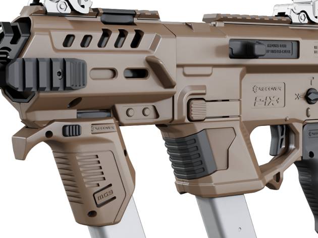 Recover Tactical PIXPMG02 P-IX+MG  PG9 SR20 Metal Front Guard Tan