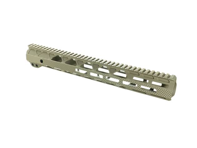 Timber Creek Outdoors G15HGF Greyman  Aluminum 15" M-LOK Handguard for AR-15