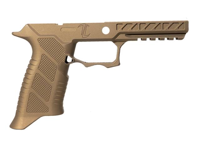 Timber Creek Outdoors SSP320PROGMBB  Pro Grip Module Burnt Bronze Fits Sig P320